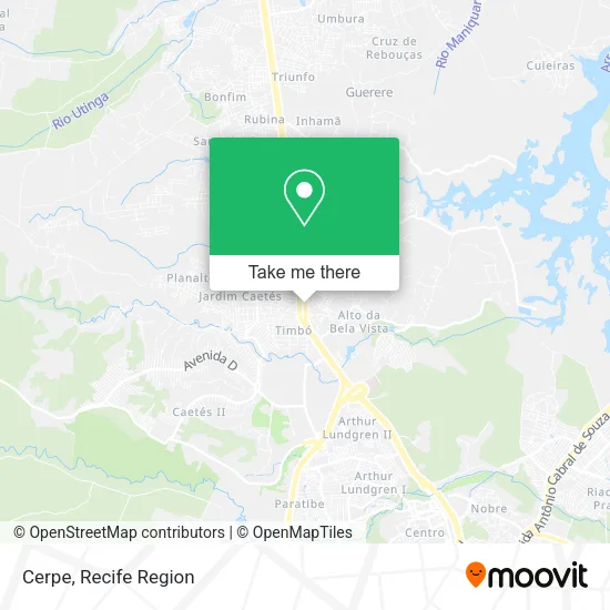 Cerpe map