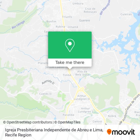 Igreja Presbiteriana Independente de Abreu e Lima map