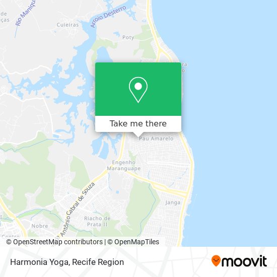 Harmonia Yoga map