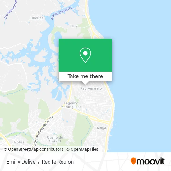Emilly Delivery map