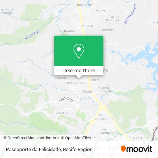 Passaporte da Felicidade map