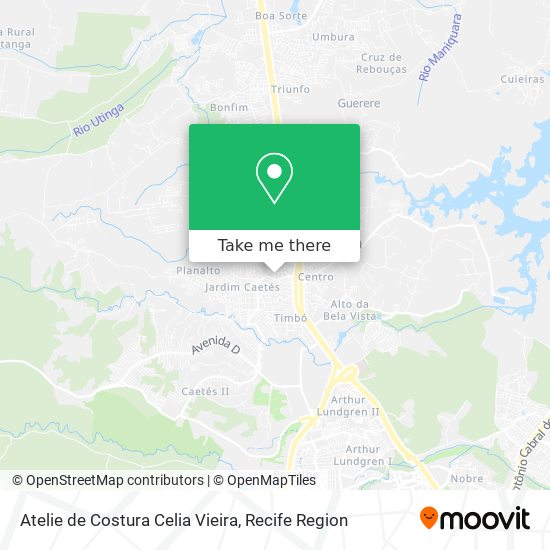 Atelie de Costura Celia Vieira map