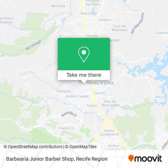 Barbearia Junior Barber Shop map