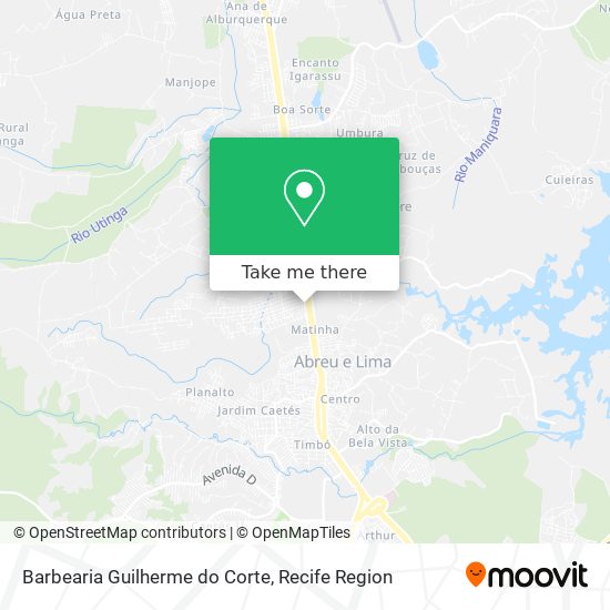 Barbearia Guilherme do Corte map