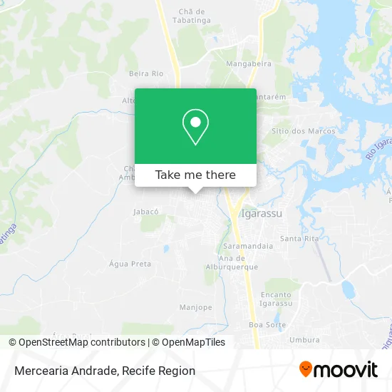 Mercearia Andrade map
