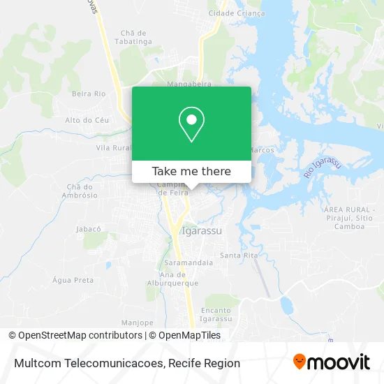 Multcom Telecomunicacoes map