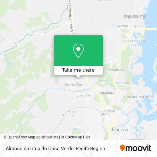 Almoco da Irma do Coco Verde map