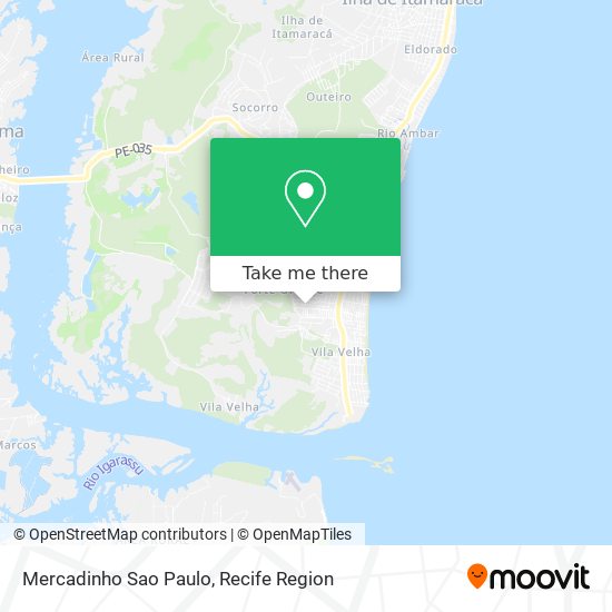 Mercadinho Sao Paulo map