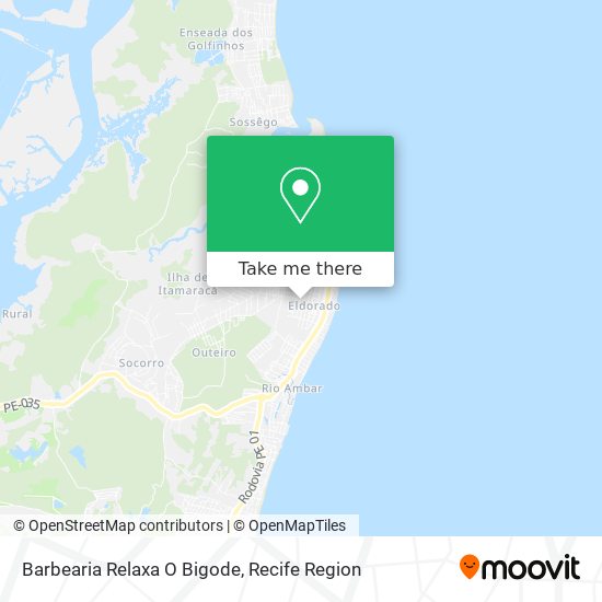 Barbearia Relaxa O Bigode map