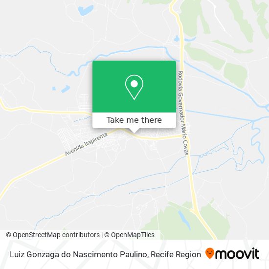 Luiz Gonzaga do Nascimento Paulino map