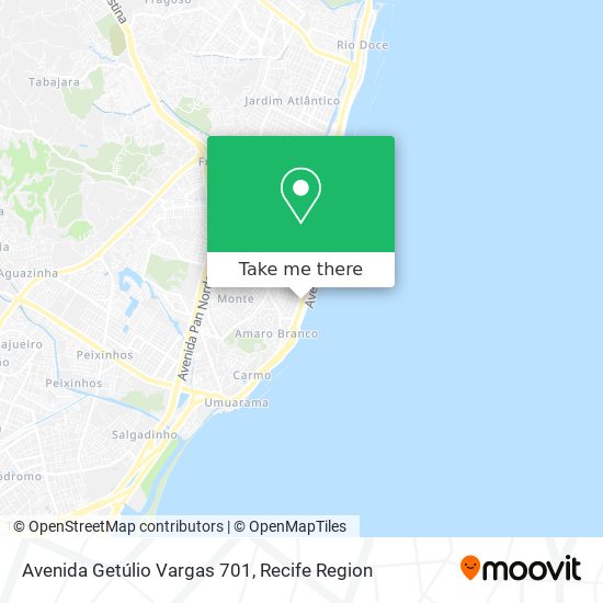 Avenida Getúlio Vargas 701 map