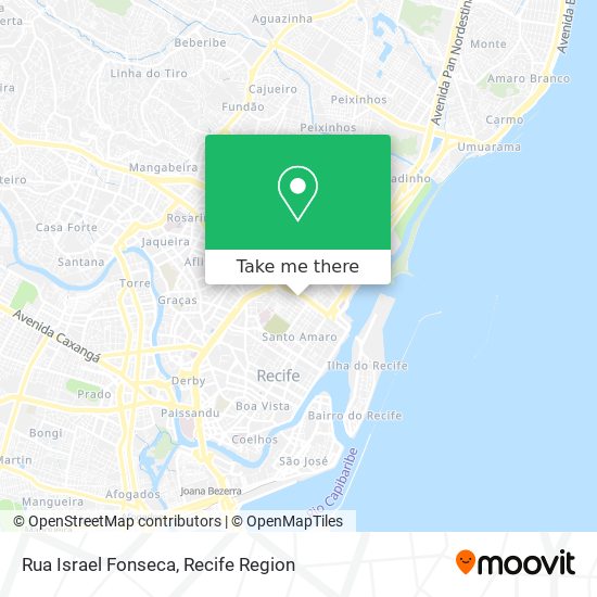 Rua Israel Fonseca map
