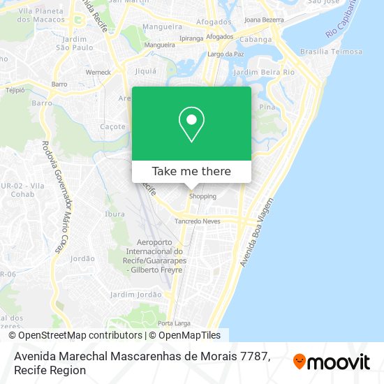 Avenida Marechal Mascarenhas de Morais 7787 map