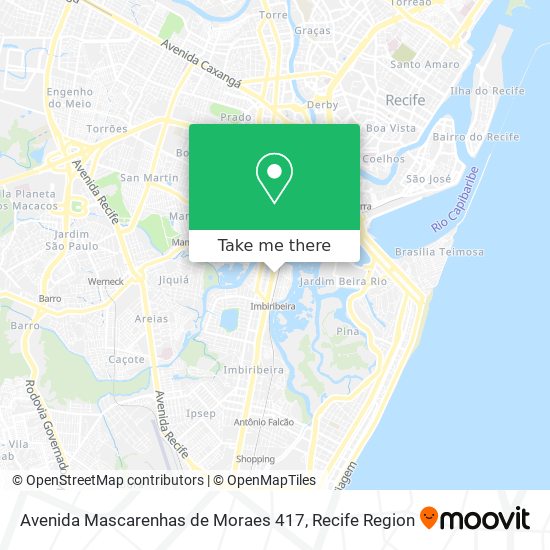 Avenida Mascarenhas de Moraes 417 map