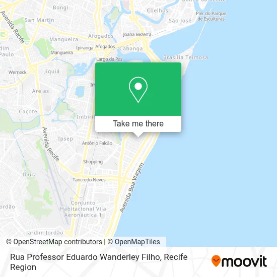 Rua Professor Eduardo Wanderley Filho map