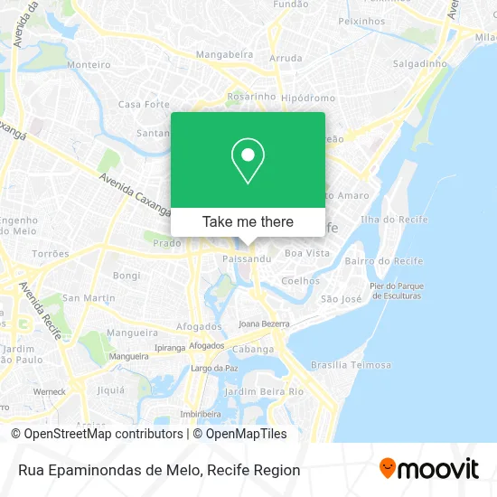 Rua Epaminondas de Melo map