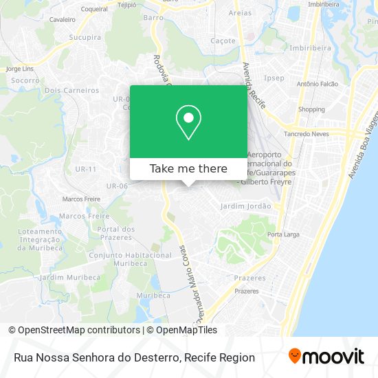 Rua Nossa Senhora do Desterro map