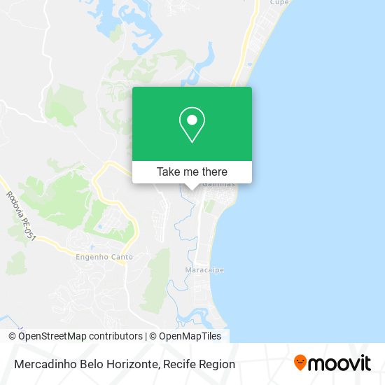 Mercadinho Belo Horizonte map
