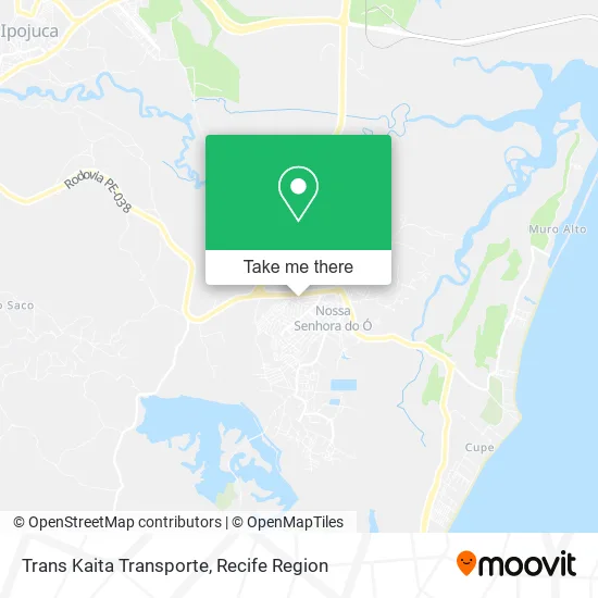 Trans Kaita Transporte map