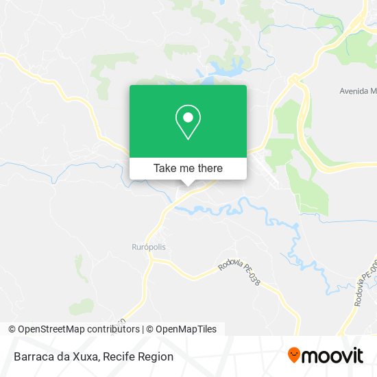 Barraca da Xuxa map