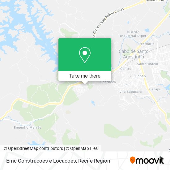Emc Construcoes e Locacoes map