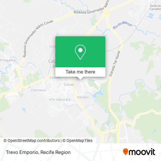 Trevo Emporio map