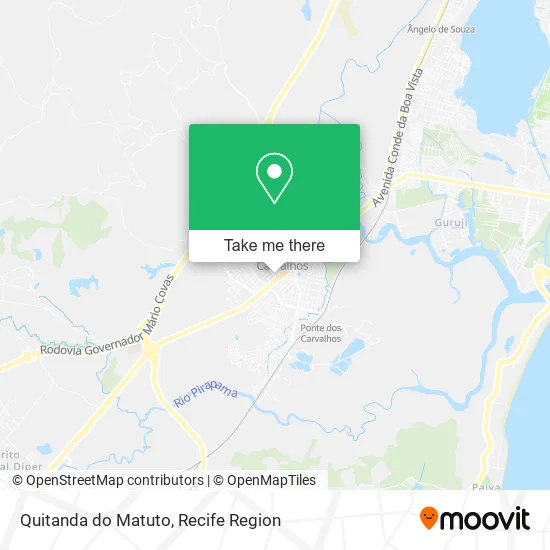 Quitanda do Matuto map