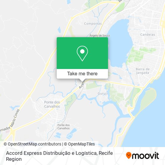 Accord Express Distribuição e Logística map