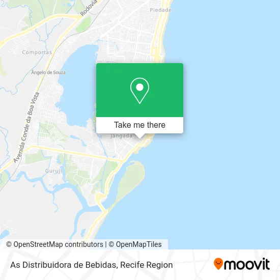 As Distribuidora de Bebidas map