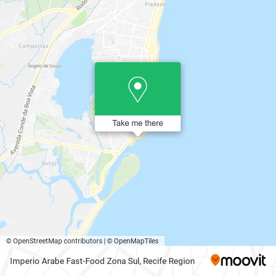 Imperio Arabe Fast-Food Zona Sul map