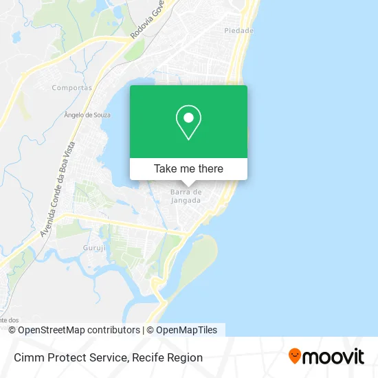 Cimm Protect Service map