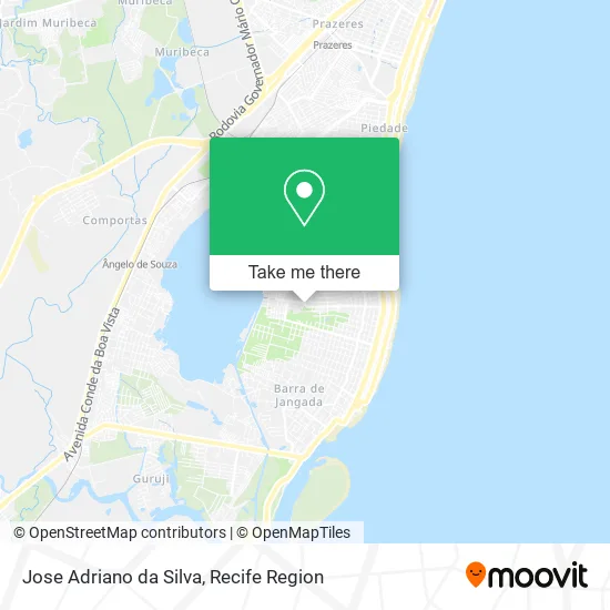 Jose Adriano da Silva map