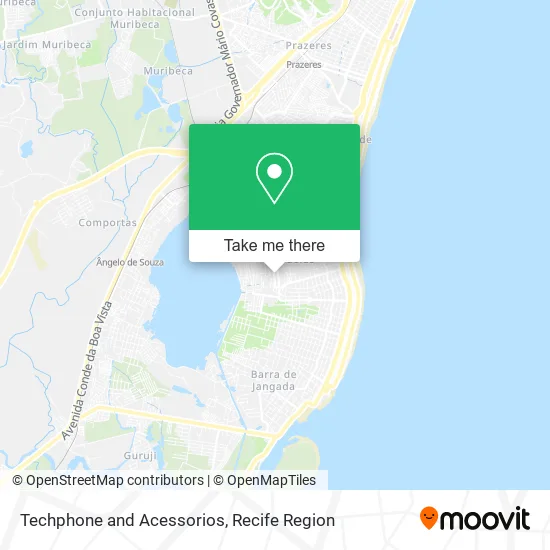 Techphone and Acessorios map