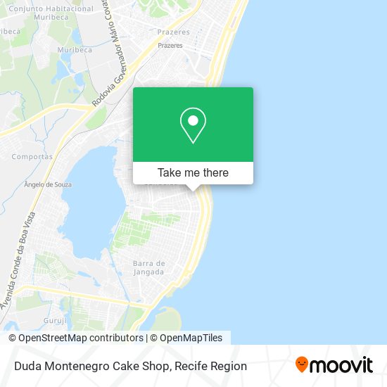 Duda Montenegro Cake Shop map