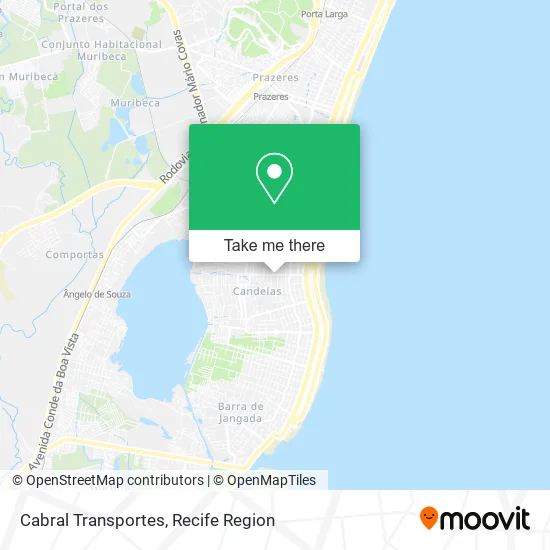 Cabral Transportes map