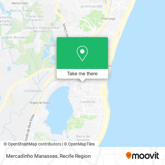 Mercadinho Manasses map