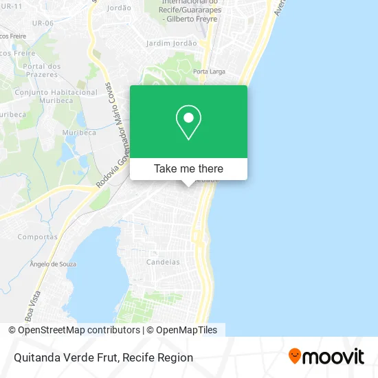 Quitanda Verde Frut map