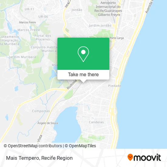 Mais Tempero map