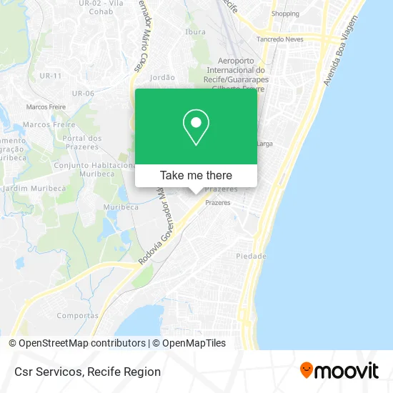 Csr Servicos map