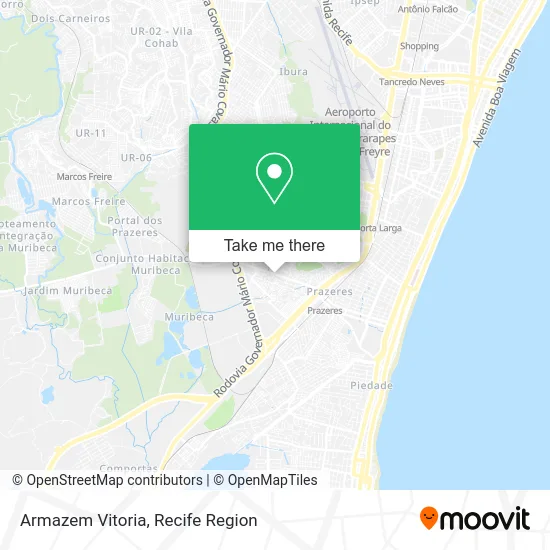 Armazem Vitoria map