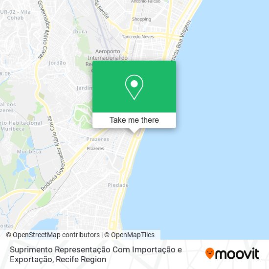 Suprimento Representação Com Importação e Exportação map