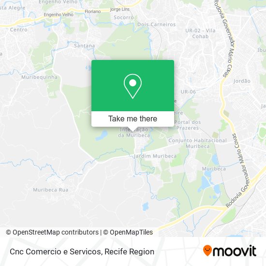Cnc Comercio e Servicos map