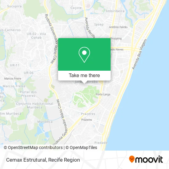 Cemax Estrutural map