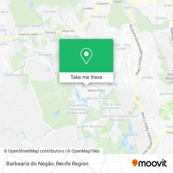 Barbearia do Negão map