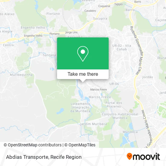 Abdias Transporte map
