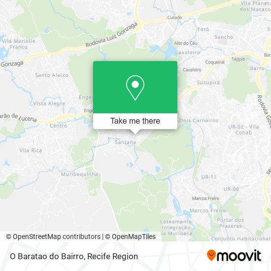 O Baratao do Bairro map