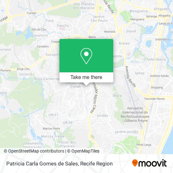 Patricia Carla Gomes de Sales map