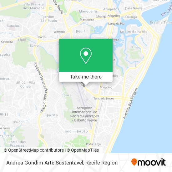 Andrea Gondim Arte Sustentavel map