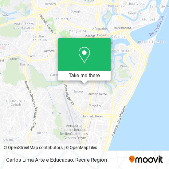 Carlos Lima Arte e Educacao map