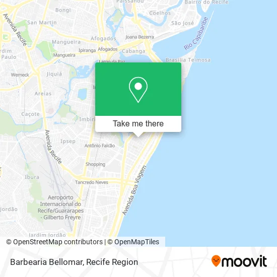 Barbearia Bellomar map